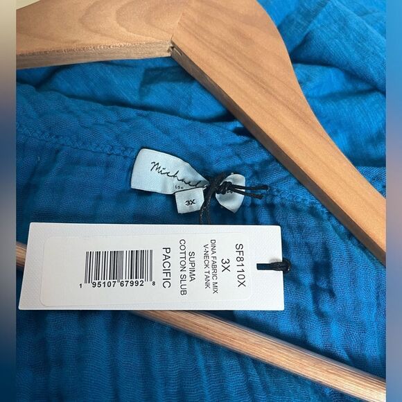 NWT Michael Stars Cotton Tank 3x - Picture 5 of 5